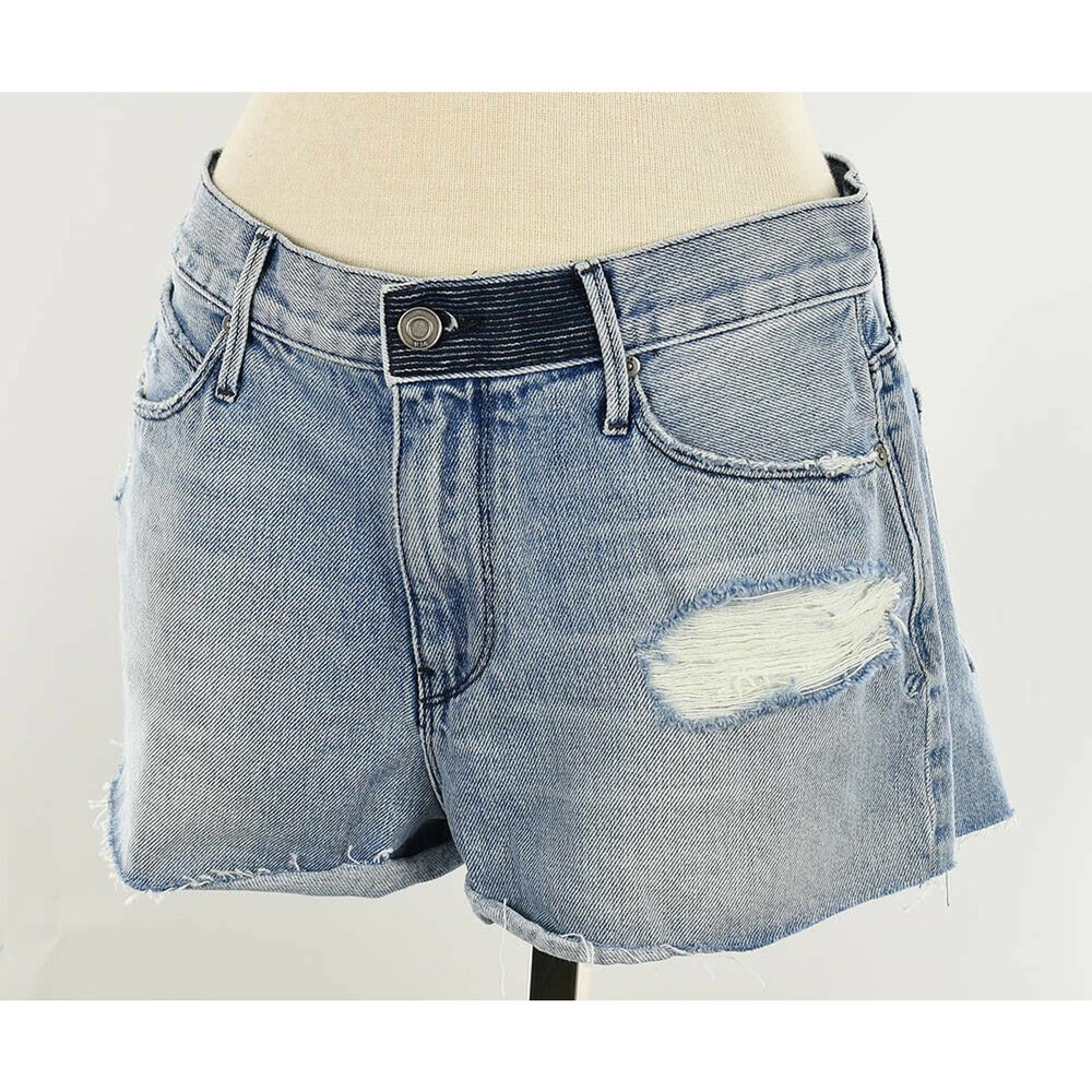 RtA Womens Distressed Denim 5 Pocket Shorts 24 USA NWT